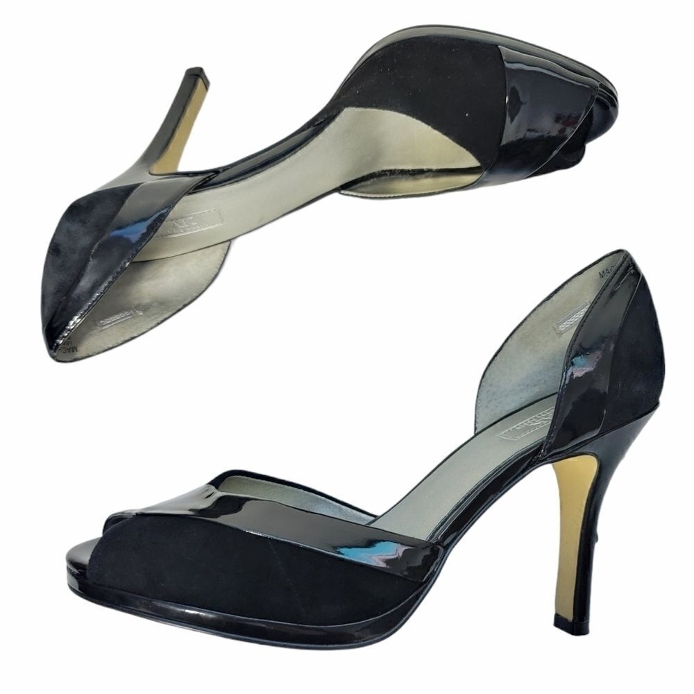 Anne Klein machikadee peep toe heels